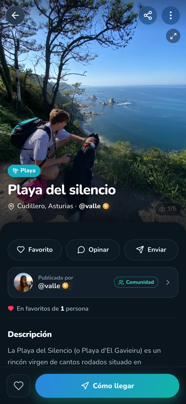 Detalle de la Playa del Silencio en Vanture